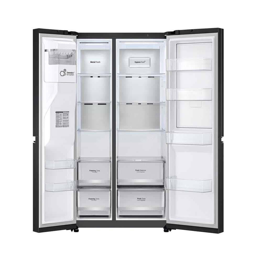 ตู้เย็น SIDE BY SIDE LG GC-J257SQZW.AEPPLMT 22.4 คิว สีดำ