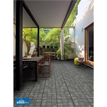 กระเบื้องพื้นพอร์ซเลน  40x40 ซม. TARA โซล เทาเข้ม A 0.96 ตร.ม._4