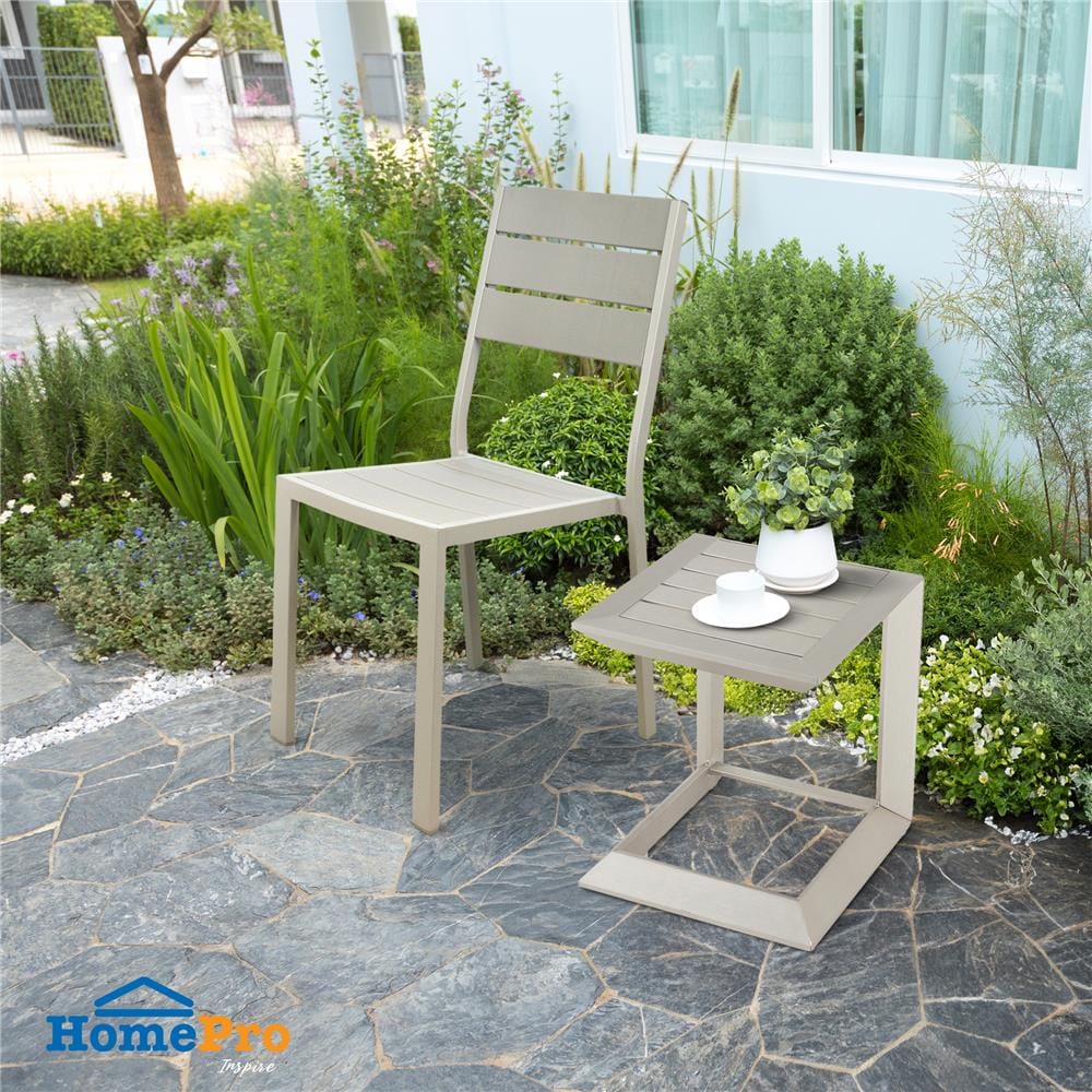 เก้าอี้สนาม HDPE SPRING HARIS สีเบจ