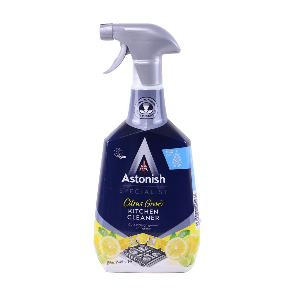 สเปรย์ขจัดคราบไขมันบนพื้นผิว ASTONISH 750 มล. กลิ่นเลมอน_1