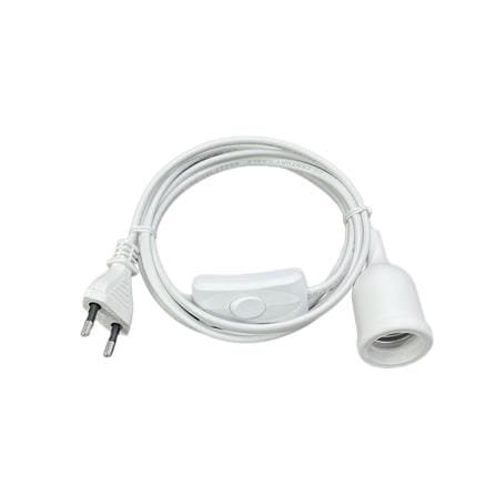 ขั้วหลอดพร้อมสายมีสวิตช์ SOKAWA S-326 2 เมตร สีขาว_1