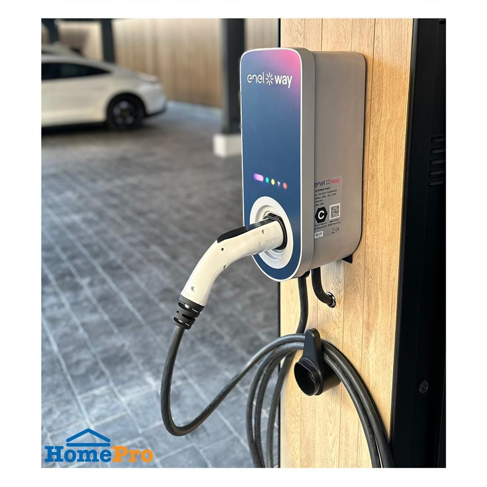 เครื่องชาร์จรถยนต์ไฟฟ้า (ไม่รวมติดตั้ง) ENEL X WAY WAYBOX 7.4 KW