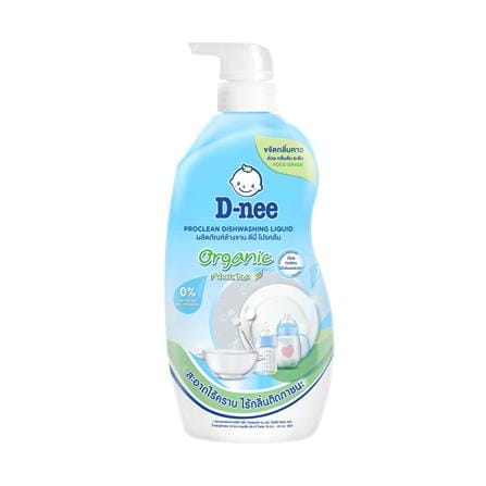 น้ำยาล้างจาน D-NEE ORGANIC 600 มล. WHITE TEA_0