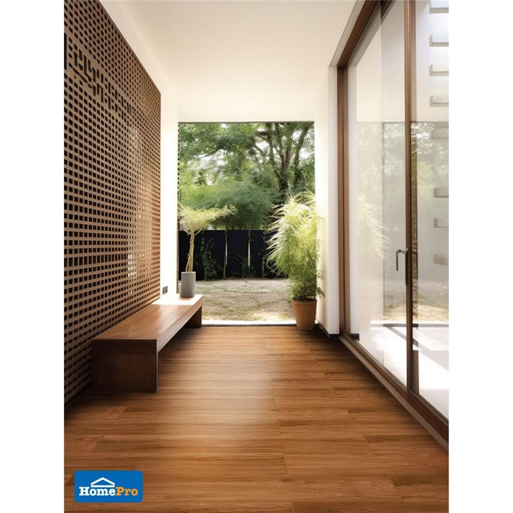 กระเบื้องพื้นพอร์ซเลน 20x120 ซม. TARA มันจาโร น้ำตาล A 1.2 ตร.ม.