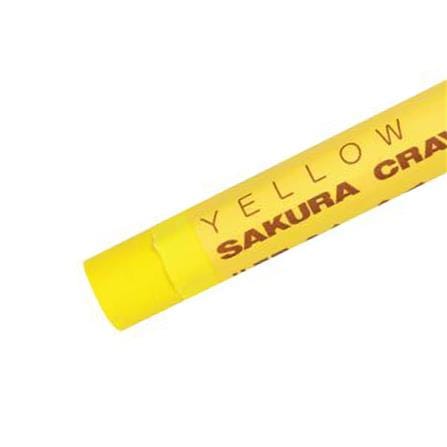 สีชอล์คเดี่ยว SAKURA สีเหลือง แพ็ก 4 ชิ้น_2