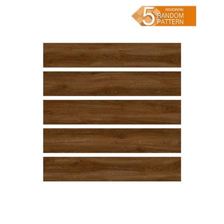 กระเบื้องพื้นพอร์ซเลน 20x120 ซม. TARA โอโซโน่ น้ำตาล A 1.2 ตร.ม._1