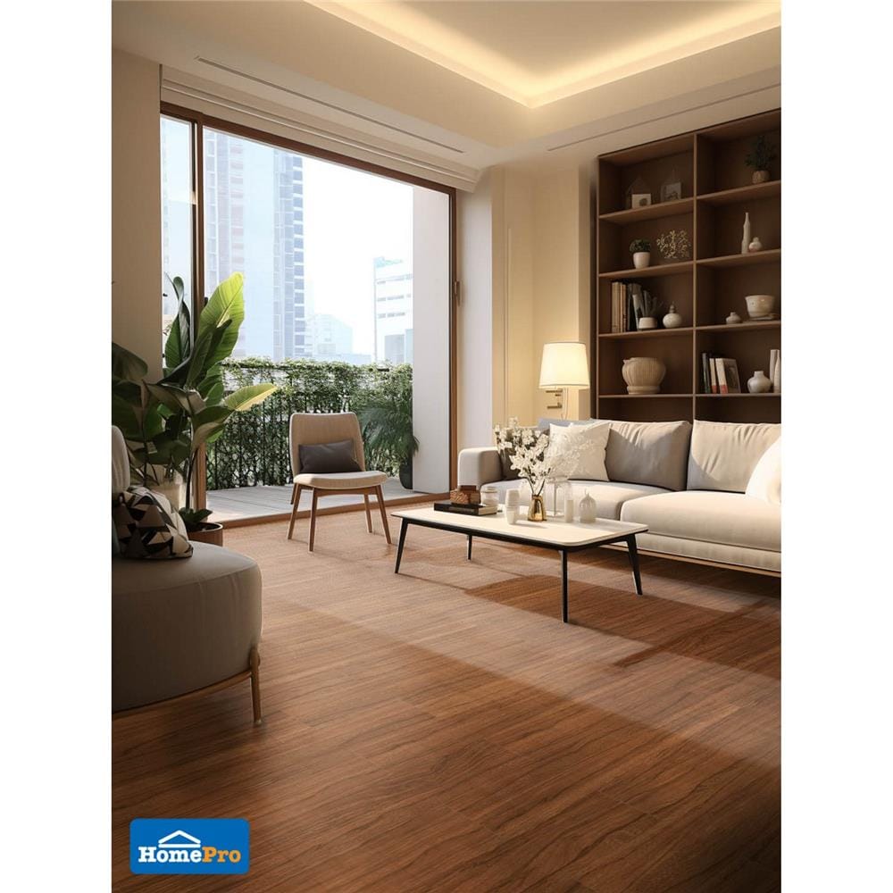 กระเบื้องพื้น 15x90 ซม. TARA ซูดาน น้ำตาล A 1.215 ตร.ม.