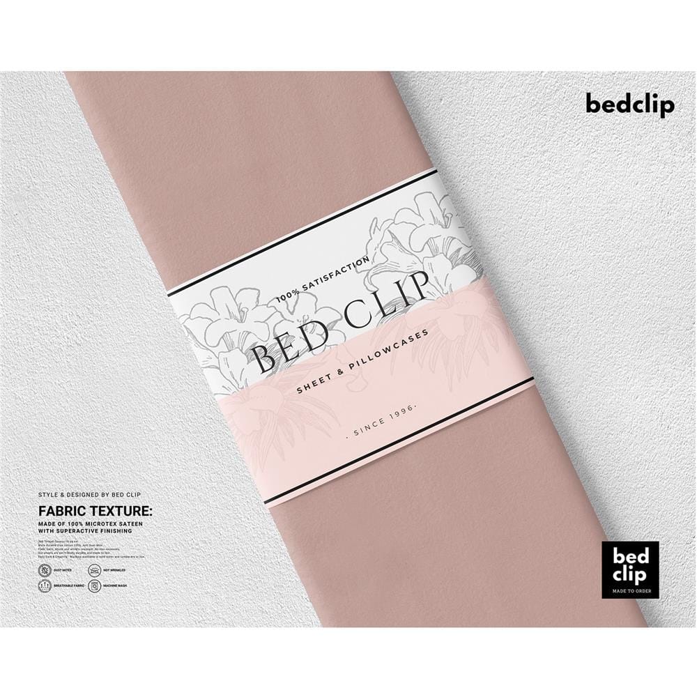 ปลอกผ้านวม BED CLIP MICROTEX 110X100 นิ้ว สี M08