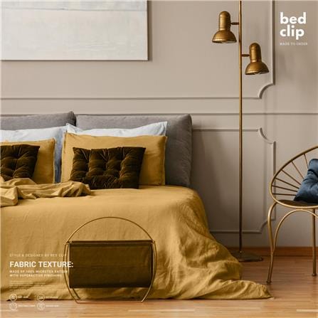 ปลอกผ้านวม BED CLIP MICROTEX 100X80 นิ้ว สี YELLOW_3