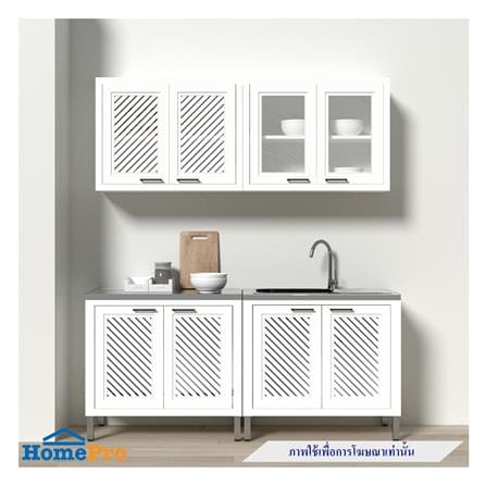 ตู้ตั้งพื้น CABIN HARPER 1 หลุม 1 ที่พัก 90x85 ซม. สีขาว_2