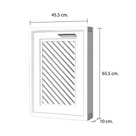 บานซิงค์เดี่ยว CABIN HARPER 45.5x65.5 ซม. สีขาว_5