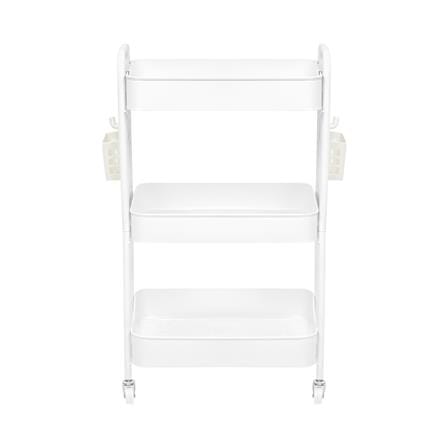 ชั้นวาง 3 ชั้น มีล้อ STACKO MISSY 44.7x30.6x77.9 ซม. สีขาว_2
