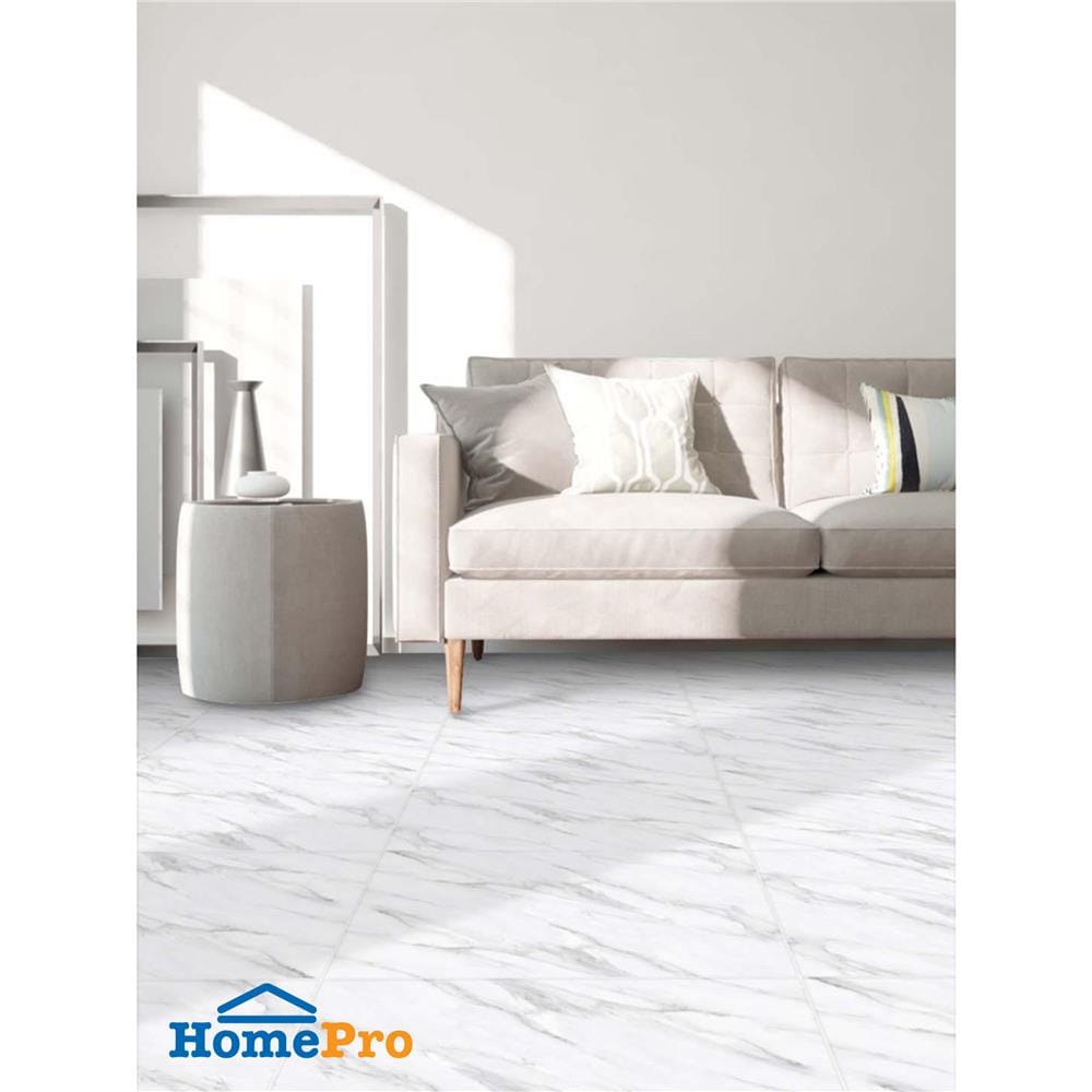 กระเบื้องพื้น 60x60 ซม. ภูผา ลอเรน ขาว PM 1.44 ตร.ม.