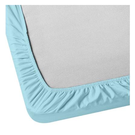 ผ้าปูที่นอน 6 ฟุต BED CLIP MICROTEX สี BLUE_2