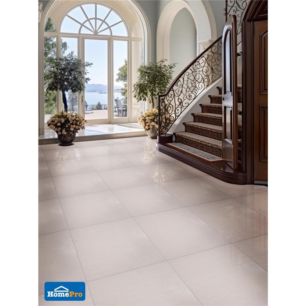 กระเบื้องพื้นพอร์ซเลน 60x60 ซม. TARA คาบาล่า ครีม A 1.44 ตร.ม.