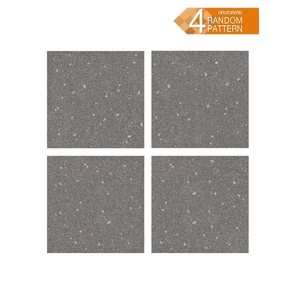 กระเบื้องพื้น 12x12 นิ้ว DURAGRES บอสตัน เทาเข้ม 1 ตร.ม.