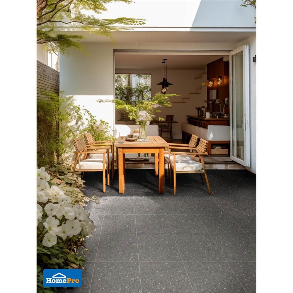 กระเบื้องพื้น 12x12 นิ้ว DURAGRES บอสตัน เทาเข้ม 1 ตร.ม.