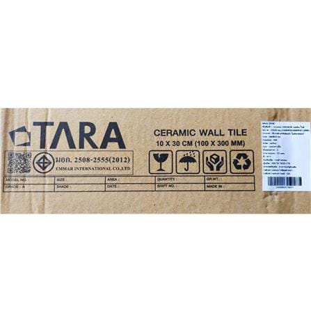 กระเบื้องผนัง 10x30 ซม. TARA เจสลีน ไวท์ A 0.99 ตร.ม._9