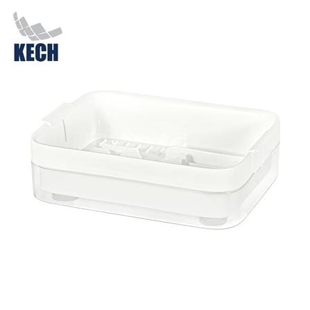 ชั้นคว่ำจานพลาสติก KECH IVORY_1
