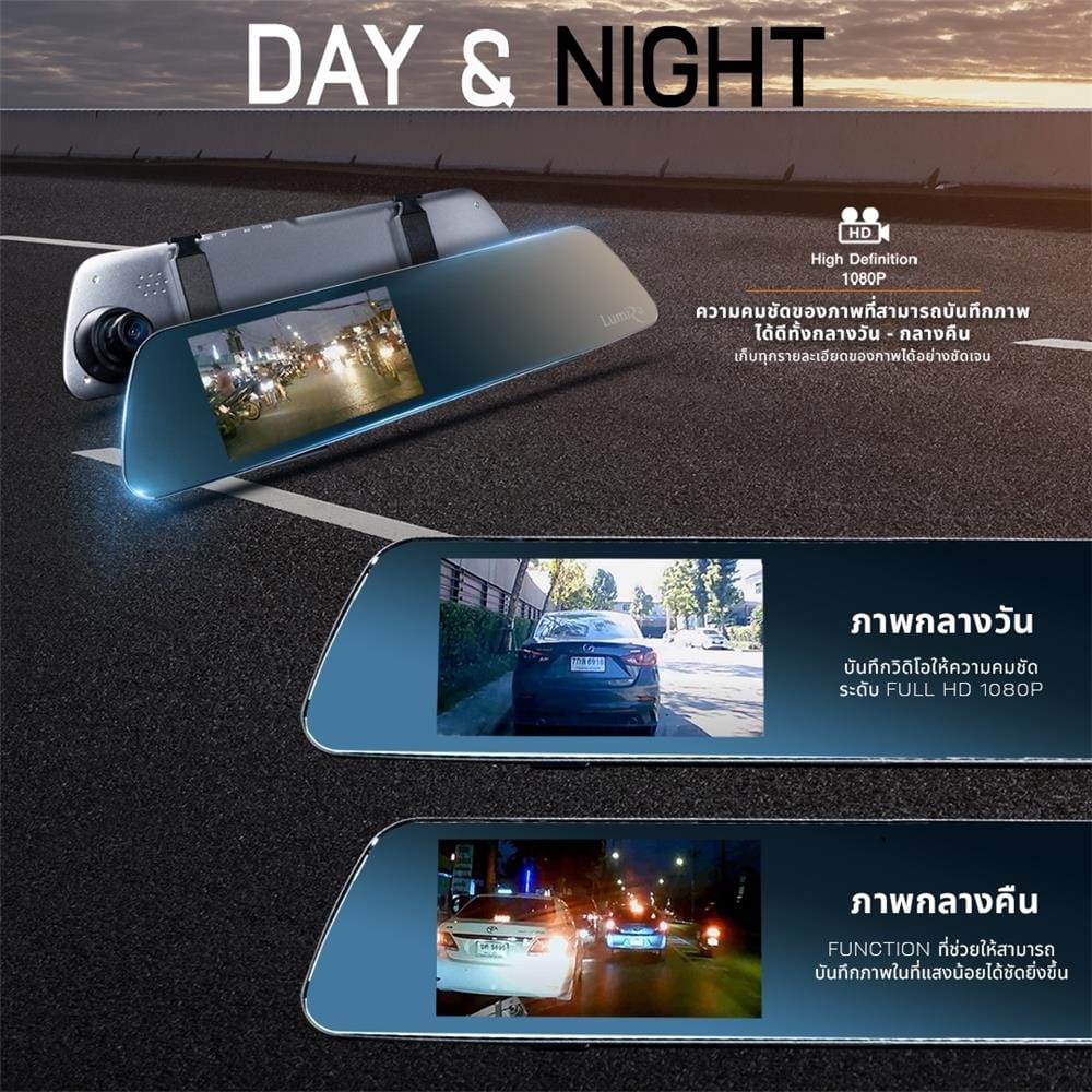 กล้องติดรถยนต์ LUMIRA LCDV-043+