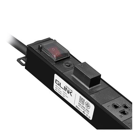 รางปลั๊กไฟตู้ RACK 6 ช่อง 1 สวิตซ์ GLINK GPDU-08K 5 ม._10