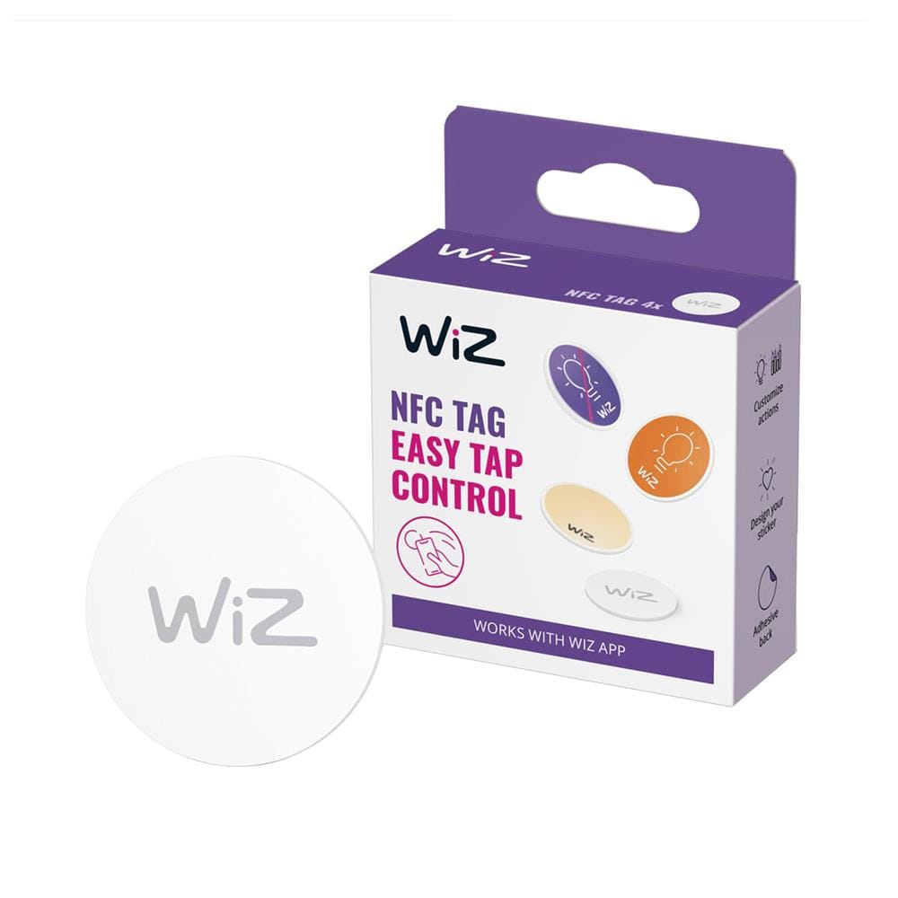 แท็ก&nbsp;NFC EASY TAP CONTROL WIZ แพ็ก 4 ชิ้น
