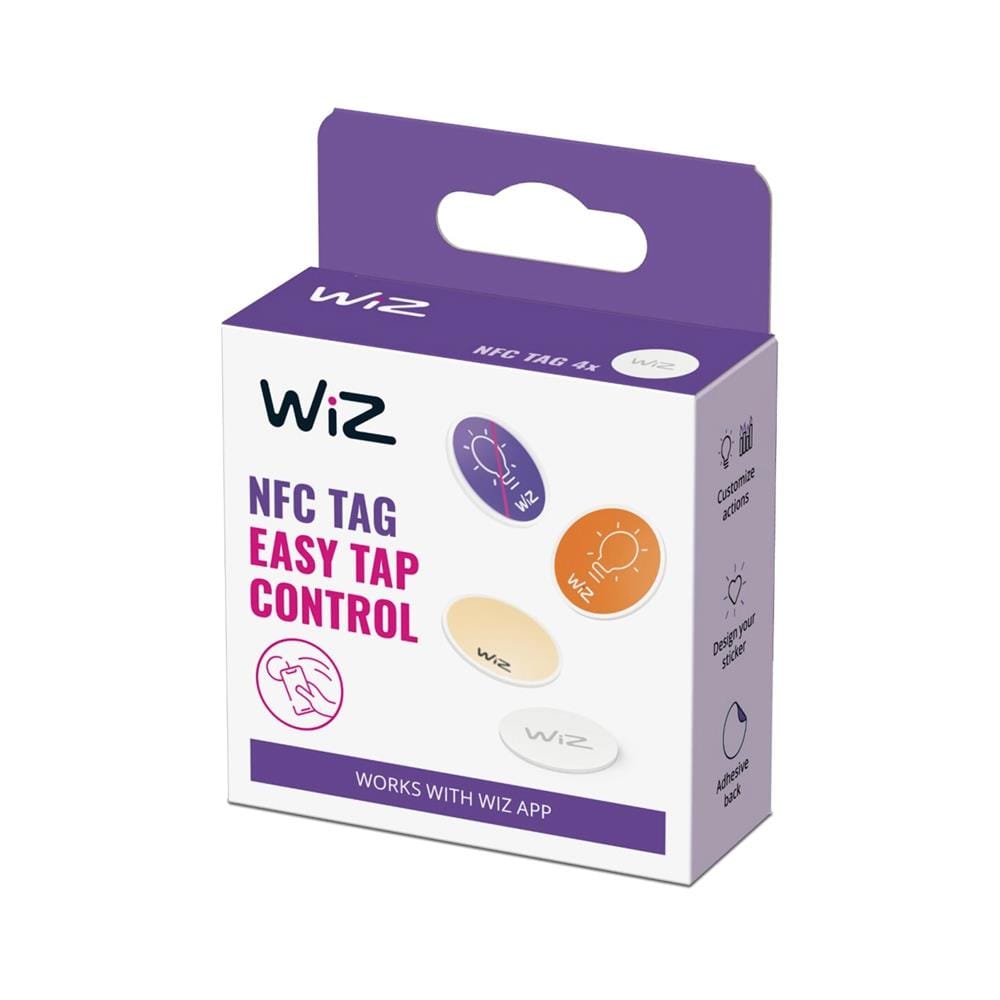 แท็ก&nbsp;NFC EASY TAP CONTROL WIZ แพ็ก 4 ชิ้น
