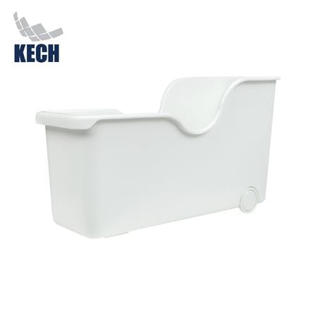 กล่องเก็บของในครัวมีล้อ KECH IVORY SIZE M สีขาว_1