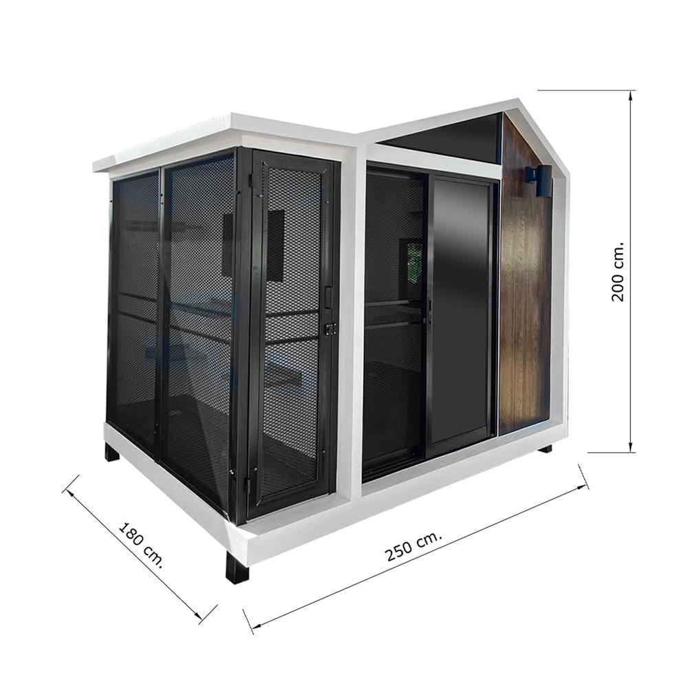 บ้านหมา บ้านแมว T.C. DOGHOUSE 11 NORDIC 180X250X200 ซม.