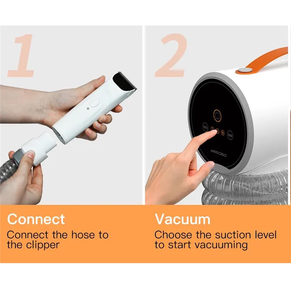 เครื่องตัดแต่งดูดขนสัตว์เลี้ยง AIRROBO