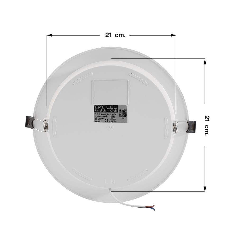 ดาวน์ไลท์ LED EVE 598416 7 นิ้ว 18 วัตต์ DAYLIGHT สีขาว