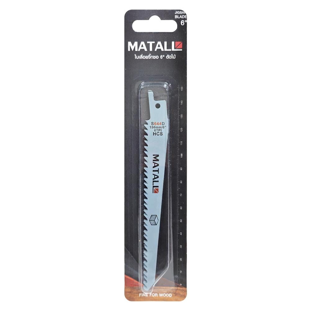 ใบเลื่อยจิ๊กซอตัดไม้ MATALL 6 นิ้ว
