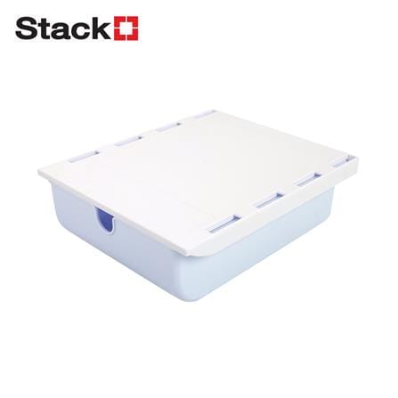 กล่องลิ้นชักใต้โต๊ะ STACKO SIZE S 23.5x19.8x7.1 ซม. สีฟ้า_0