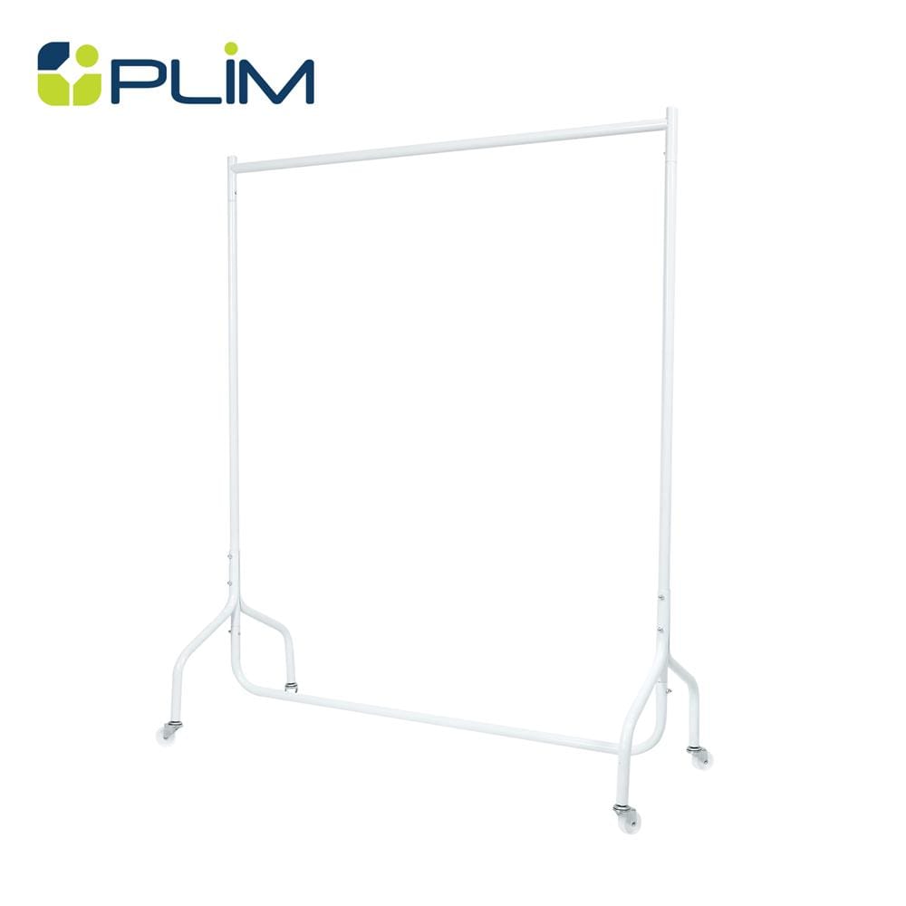 ราวแขวนผ้าราวเดี่ยว PLIM EVE 120.5 ซม. สีขาว_0