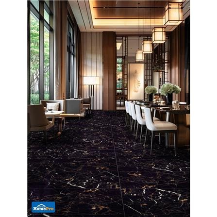 กระเบื้องพื้นพอร์ซเลน 80x160 ซม. TARA โอนิกซ์ แบล็ค 2.56 ตร.ม._2