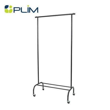 ราวแขวนผ้าราวเดี่ยว PLIM LUCY 83 ซม. สีดำ_0