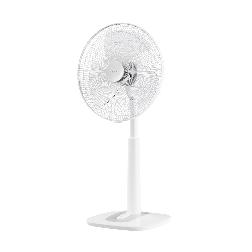 พวงหรีดพัดลมสไลด์ 18 นิ้ว HATARI S18M1 สีขาว