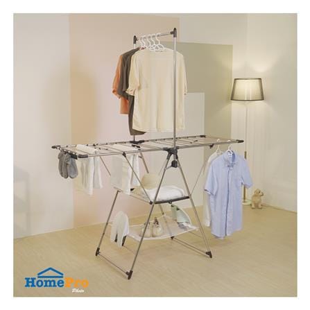 ราวตากผ้าแบบปีก พร้อมราวแขวน PLIM 156.5x68x192 ซม._6