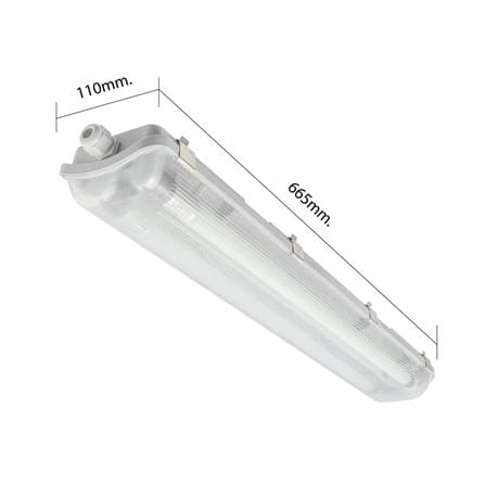 รางนีออนกันฝน LED LAMPTAN TRI-PROOF SET 2X10 วัตต์ DAYLIGHT_7