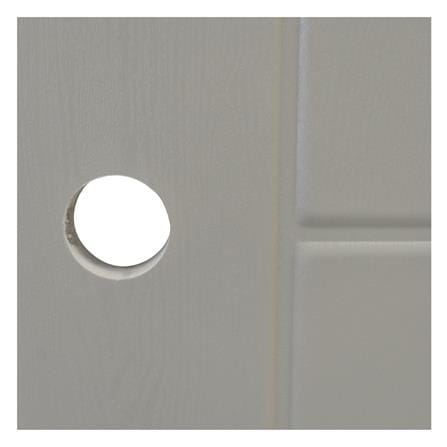 ประตูห้องน้ำ UPVC เจาะลูกบิด AZLE PSW24 เกล็ดล่าง 70x200 ซม. สีเบจ_1