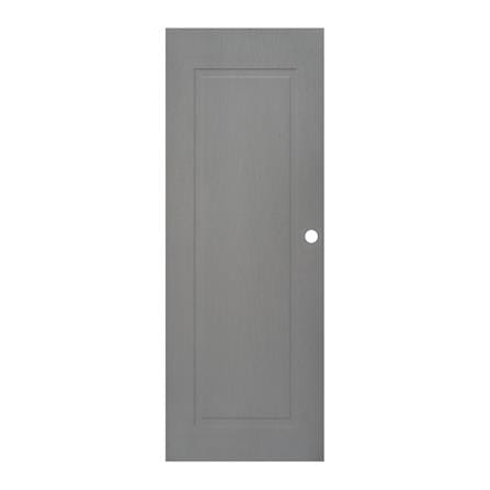 ประตูห้องน้ำ UPVC AZLE MDI-7 1 ฟัก 70X200 ซม. สีเทา เจาะลูกบิด
