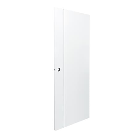 ประตูห้องน้ำ UPVC AZLE GROOVE P1 บานทึบ 70X200 ซม. สีขาว เจาะลูกบิด_1