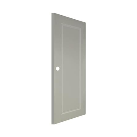 ประตูภายใน UPVC เจาะลูกบิด AZLE MDI-7 1 ฟัก 80x200 ซม. สีเบจ_1