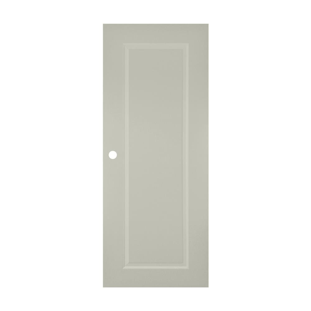 ประตูภายนอก UPVC เจาะลูกบิด AZLE MD-7 1 ฟัก 80x200 ซม. สีเบจ