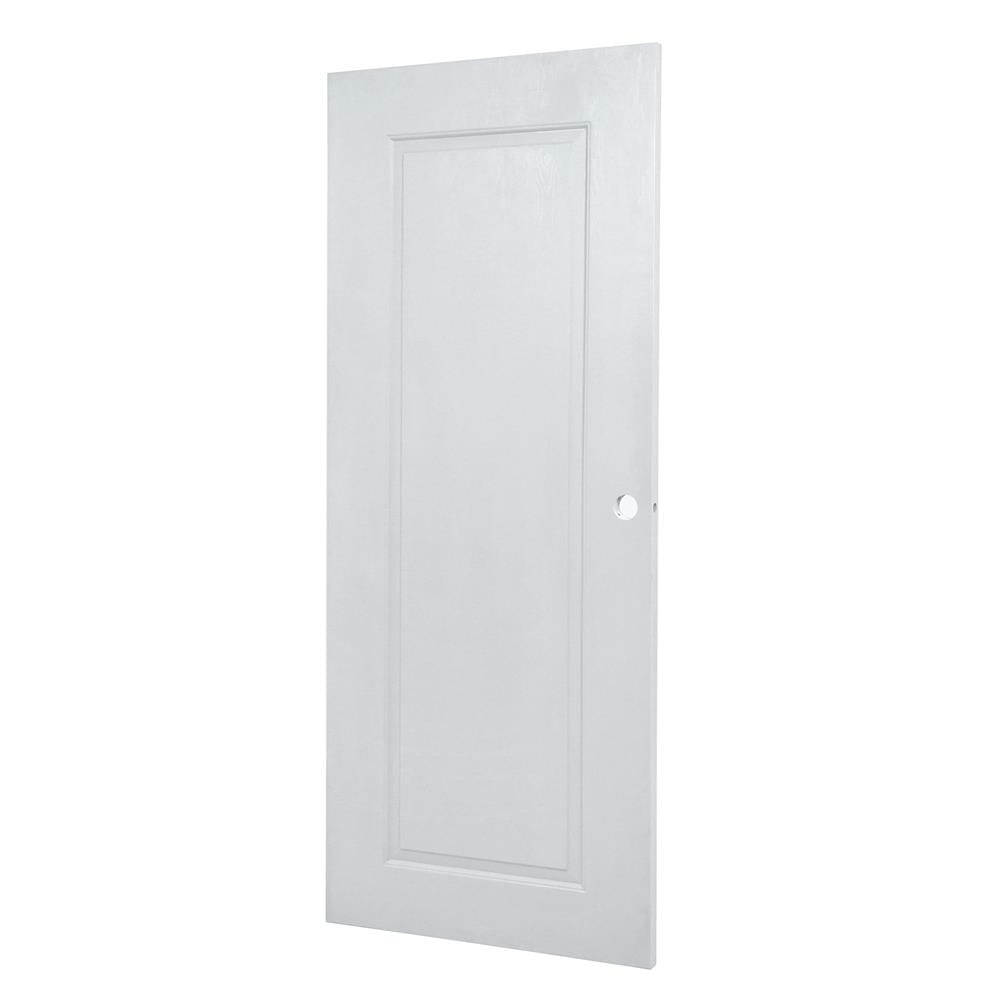 ประตูภายนอก UPVC AZLE MD-7 1 ฟัก 80X200 ซม. สีเทา เจาะลูกบิด