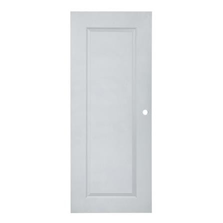 ประตูภายนอก UPVC AZLE MD-7 1 ฟัก 80X200 ซม. สีเทา เจาะลูกบิด