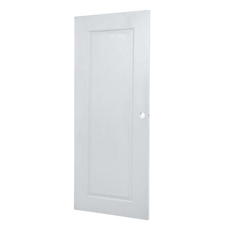 ประตูภายนอก UPVC AZLE MD-7 1 ฟัก 80X200 ซม. สีเทา เจาะลูกบิด_1