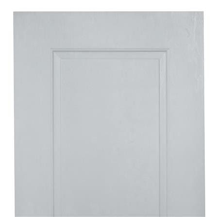 ประตูภายนอก UPVC AZLE MD-7 1 ฟัก 80X200 ซม. สีเทา เจาะลูกบิด_2