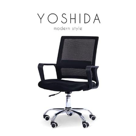 เก้าอี้สำนักงาน AS FURNITURE YOSHIDA สีดำ_4