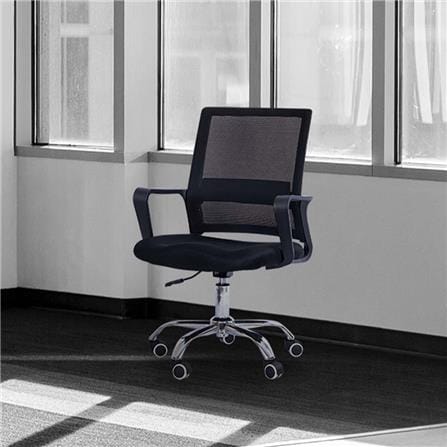 เก้าอี้สำนักงาน AS FURNITURE YOSHIDA สีดำ_5